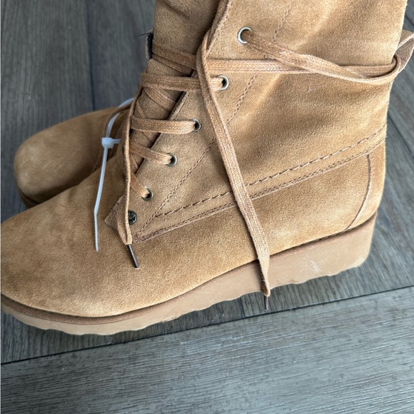 Bear paw Krista hickory suede wedge boots - Picture 4 of 6